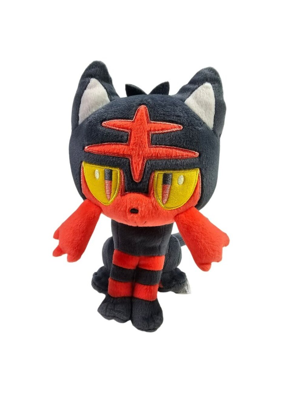 Pokemon Litten 8" Sitting Stuffed Plush Toy Detailed Stitching Tomy